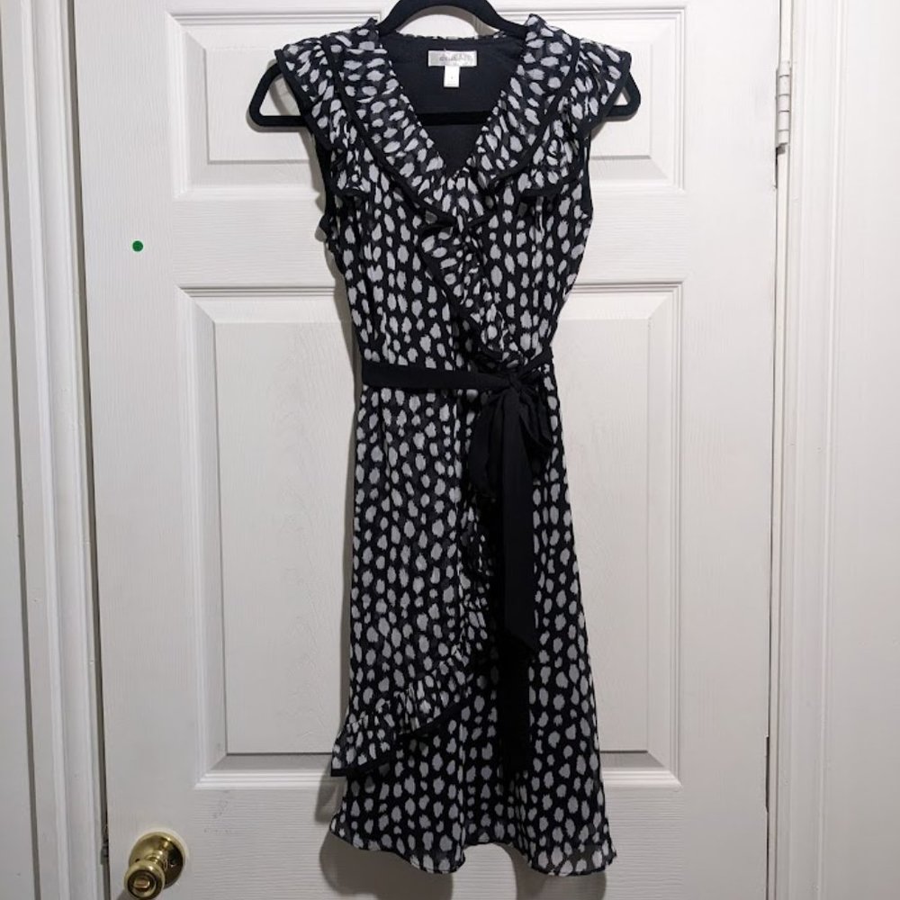 Black And White Polka Dot Dress Size 4
